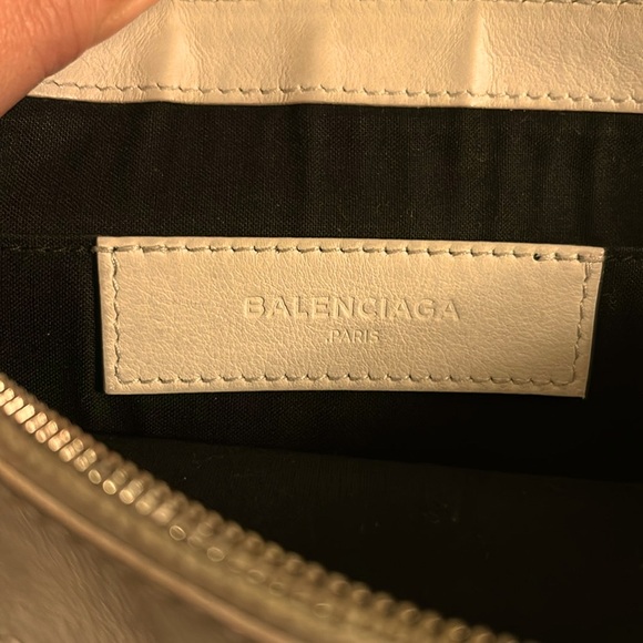 Balenciaga Grey Leather Clutch - Picture 3 of 8